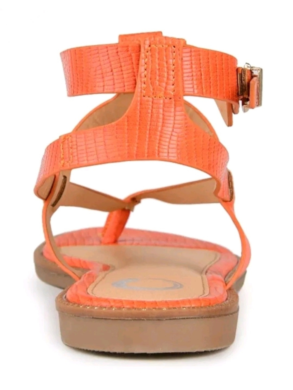 Journee Collection Tangie Multi-strap Flat sandals - Picture 4 of 5